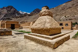 Made: Buddhist Tabo monastery building and gompas made
