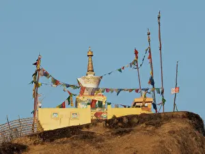 Religion: Budhist temple in Tumling, Nepal