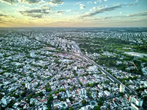 Avenue: Buenos Aires, Argentina from above