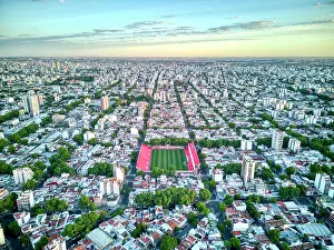 Avenue: Buenos Aires, Argentina from above