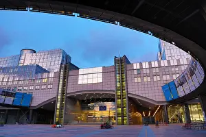 Brussels: Buildings of the European Parliament Complex at
