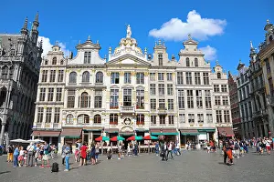 Brussels: Buildings in the Grand Place or Grote Markt, Brussels