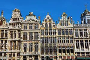 Brussels: Buildings in the Grand Place or Grote Markt, Brussels