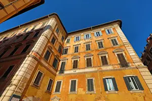 Piazza: Buildings in the Piazza di Pietra, Rome, Italy