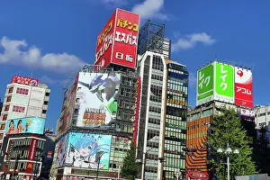 Paul Brown: Buildings along the skyline of Kabukicho in Shinjuku, Tokyo
