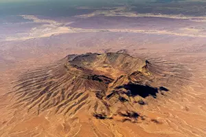 Crater: Bukkaros, Mountain Aerial View, Namibia, Africa