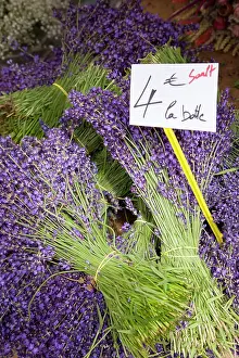 Sale: Bunches of fresh lavender for sale at the