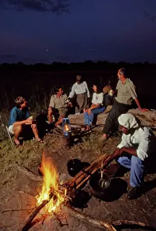 Camps: Bush camp fire