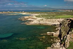 Headland: Cabo Mannu coastal headland on the Sinis Peninsula