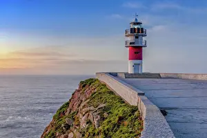 Cabo: the Cabo Ortegal lighthouse on the coast of Galicia