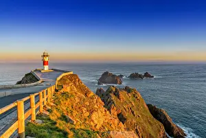 Cabo: the Cabo Ortegal lighthouse on the coast of Galicia