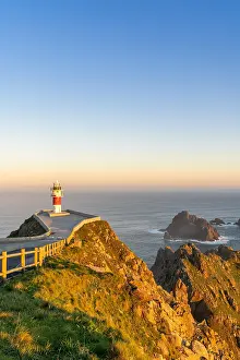 Cabo: the Cabo Ortegal lighthouse on the coast of Galicia