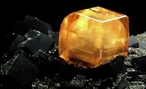 Fluorite: Calcite on Fluorite