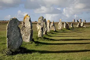 Menhir: Camaret-sur-Mer menhir Lagatjar, Brittany, France