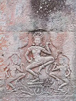 Khmer: Cambodia - Apsaras (celestial dancer nymphs) in