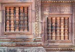 Exuberance: Cambodia - Blind windows with colonettes at the