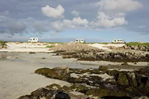 Vans: Camper vans parked near beach at Fidden Farm