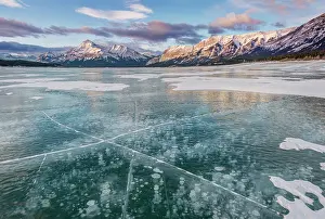 Abraham: Canada, Alberta, Abraham Lake at first light