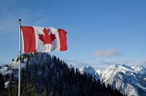 Sulphur: Canada, Alberta, Banff. Mountain views with
