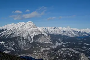 Sulphur: Canada, Alberta, Banff. Views of Banff &