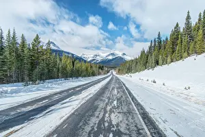 Icefields: Canada, Alberta, Jasper National Park, Icefields