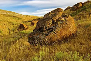 Coulee: Canada, Alberta, Red Rock Coulee Natural
