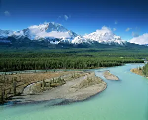 Athabasca: CANADA - Athabasca River & Rocky Mountains