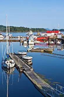 Yacht: Canada, BC, Gulf Islands, Salt Spring Island