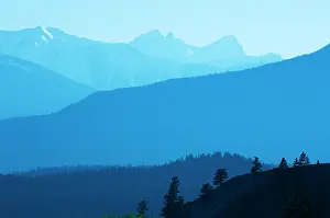 Stacked: Canada, British Columbia, Radium. Landscape