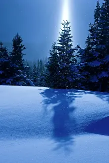 Falling: Canada, British Columbia, Smithers. A sun
