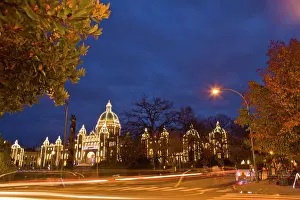 Government: CANADA, British Columbia, Victoria. Evening