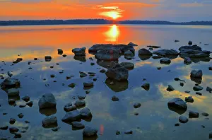 Bruce: Canada, Bruce Peninsula. Sunset on Berford