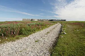 Walkway: Canada, Manitoba, Churchill. National Historic