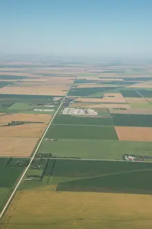 Fertile: Canada, Manitoba, Winnipeg. Aerial view