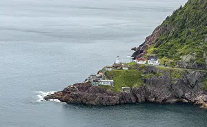 Lighthouse: Canada, Newfoundland and Labrador. Fort Amherst at entrance