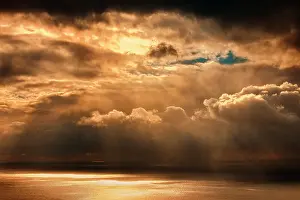Scotia: Canada, Nova Scotia, Wreck Cove. Storm clouds on