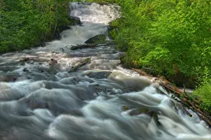 Rapids: Canada, Ontario, Raleigh Falls. Cascading