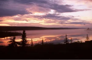 Sympathy: CANADA - Sunset on Great Slave Lake