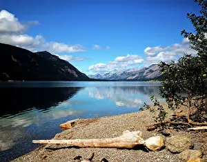 Yukon: Canada, Yukon Territory. Teslin Lake along
