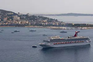 Cote: Cannes, View from Helicopter, Cote d'Azur