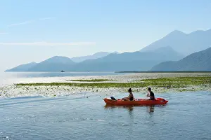 Incidental: Canoe on Lake Skadar, National Park Lake Skadar