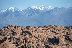 Canyons: Canyons in desert landscape, mountains of the Tian