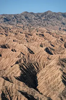 Canyons: Canyons and eroded hills, Badlands, Valley of the