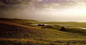 Portland: Cape Bridgewater Lakes with Cape Bridgewater in