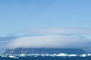 Peace: Cape York in the fog, Melville Bay, Greenland