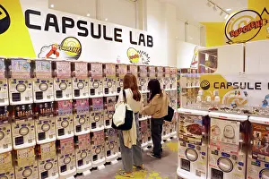 Shops: Capsule Lab capsule toy shop in Harajuku, Tokyo, Japan