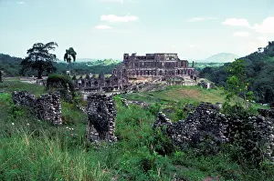 Haiti: Caribbean, Haiti, Milot. Sans Soucis ruins