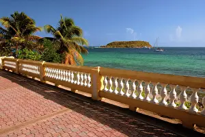 Railing: Caribbean, Puerto Rico, Esperanza. View