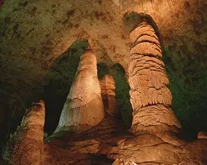 Stalagmite: Carlsbad Caverns