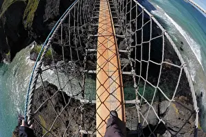 Rope: Carrick-a-Reed Rope Bridge, County Antrim, Northern